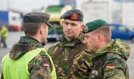 Klaipėdos uoste - Nyderlandų karių kovinė technika