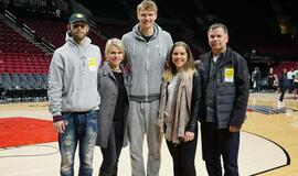 Portlendo lietuviai džiaugėsi sėkmingu savo tautiečio žaidimu prieš "Trail Blazers"
