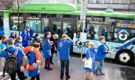 Klaipėdoje prisišvartavo „Muzė veža" autobusas