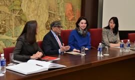 KU lankėsi Indijos garbės konsulas