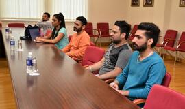 KU lankėsi Indijos garbės konsulas