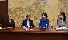 KU lankėsi Indijos garbės konsulas