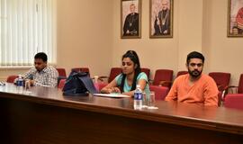 KU lankėsi Indijos garbės konsulas