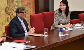 KU lankėsi Indijos garbės konsulas