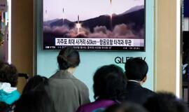 Šiaurės Korėja paleido dar vieną balistinę raketą