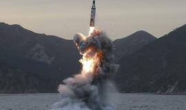 Šiaurės Korėja paleido raketą Japonijos link