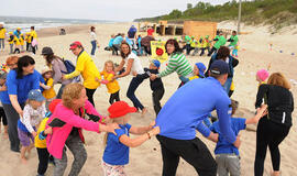 Pajūryje - smagus renginys darželinukams