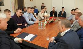 NKL vicečempionams - Klaipėdos mero padėka