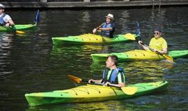 Į upės paradą susirinko 150 irkluotojų