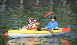 Į upės paradą susirinko 150 irkluotojų