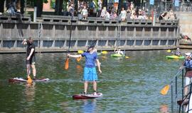 Į upės paradą susirinko 150 irkluotojų