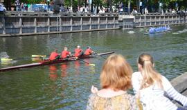 Į upės paradą susirinko 150 irkluotojų