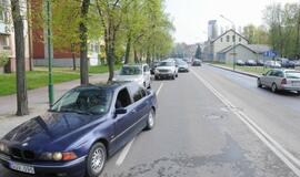 Pilies gatvė paplūdo vandeniu