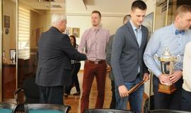 NKL vicečempionams - Klaipėdos mero padėka