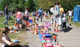 Vaikų turgelyje vaikai mokosi verslumo