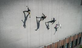 Aurelijus Liškauskas šoks ant teatro fasado: tai – adrenalinas, jaudulys ir kraujas