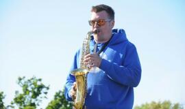 Piliavietėje iškilmingai pakelta Klaipėdos miesto vėliava