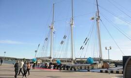 Piliavietėje iškilmingai pakelta Klaipėdos miesto vėliava