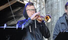 Džiazuojančių klaipėdiečių žvarbus oras neatbaidė