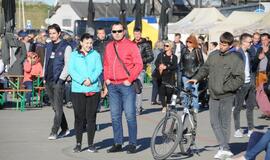 Džiazuojančių klaipėdiečių žvarbus oras neatbaidė