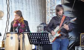 Džiazuojančių klaipėdiečių žvarbus oras neatbaidė