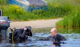 Šventosios uoste narai aptiko sprogmenį