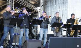 Džiazuojančių klaipėdiečių žvarbus oras neatbaidė