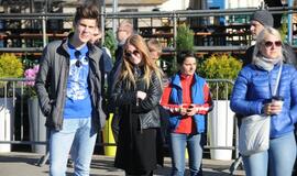 Džiazuojančių klaipėdiečių žvarbus oras neatbaidė