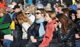 Džiazuojančių klaipėdiečių žvarbus oras neatbaidė