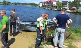 Šventosios uoste narai aptiko sprogmenį