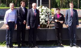Ambasadorius Rusijoje pagerbė prieš 75 metus sušaudytų tarpukario Lietuvos ministrų atminimą