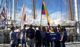 Hidrologijos studentai dalyvavo Okeanografijos praktikoje ir Tall Ships Races 2017