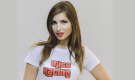 Palaikykite šilutiškę „Miss Racing“ finale