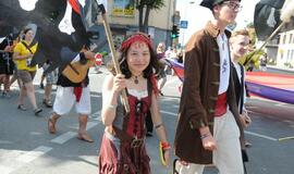 „The Tall Ships Races 2017“ įgulų eisena