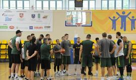 Rinktinė Palangoje pluša be trijų žaidėjų