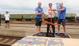 Klaipėdiečiai išbandė drezinas