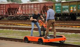 Klaipėdiečiai išbandė drezinas