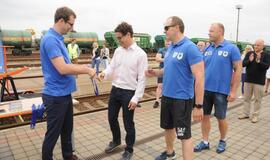 Klaipėdiečiai išbandė drezinas