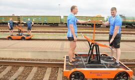 Klaipėdiečiai išbandė drezinas