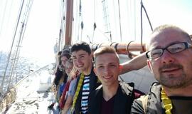 Hidrologijos studentai dalyvavo Okeanografijos praktikoje ir Tall Ships Races 2017