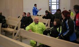 Lietaus 1000 kilometrų žygio dalyviai nepabūgo