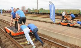 Klaipėdiečiai išbandė drezinas