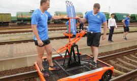 Klaipėdiečiai išbandė drezinas