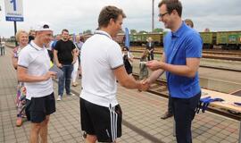 Klaipėdiečiai išbandė drezinas