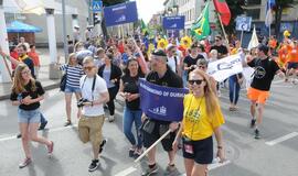 „The Tall Ships Races 2017“ įgulų eisena