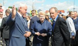 Prezidentė pasveikino „The Tall Ships Races“ dalyvius