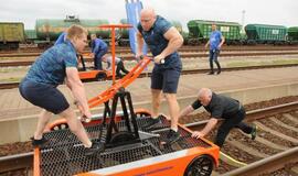 Klaipėdiečiai išbandė drezinas