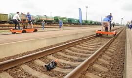 Klaipėdiečiai išbandė drezinas