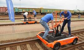 Klaipėdiečiai išbandė drezinas