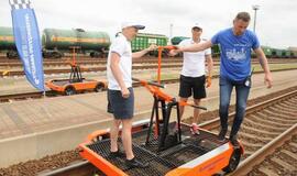 Klaipėdiečiai išbandė drezinas